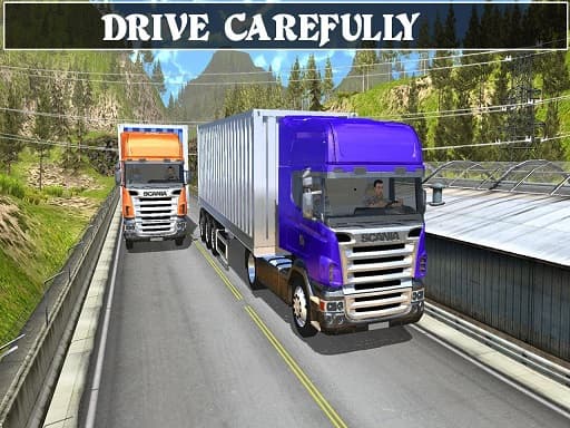 free online games - Uphill Cargo Trailer Simulator 2k20
