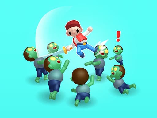 free online games - Zombie Killer Draw Puzzle
