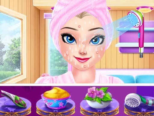 free online games - Ice Princess Holiday Spa Relax