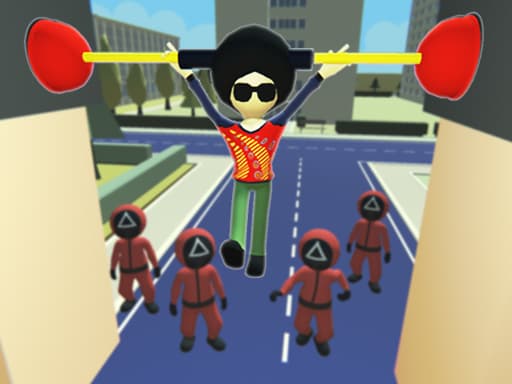 free online games - Squid Fall Guy
