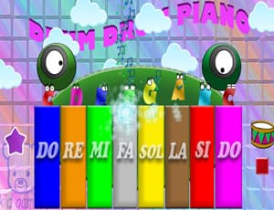 free online games - Kids Drum Drum Piano