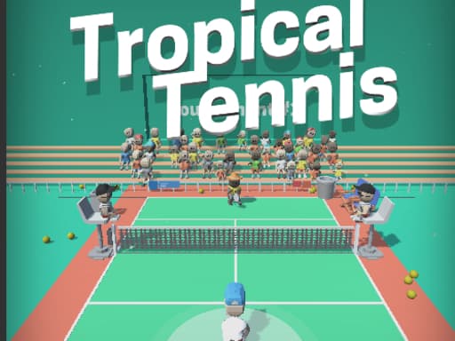 free online games - Tropical Tennis