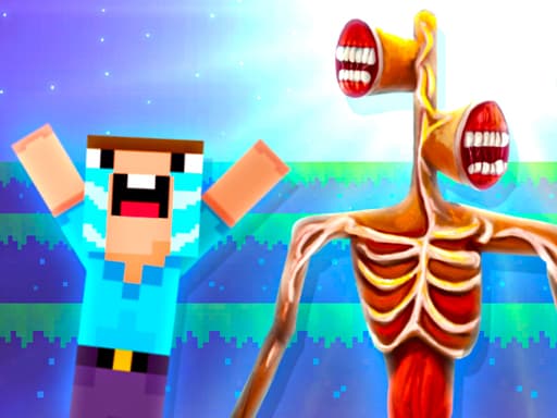 free online games - Monster School vs Siren Head