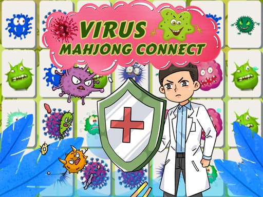 free online games - Virus Mahjong Connection