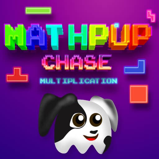 free online games - MathPup Chase Multiplication
