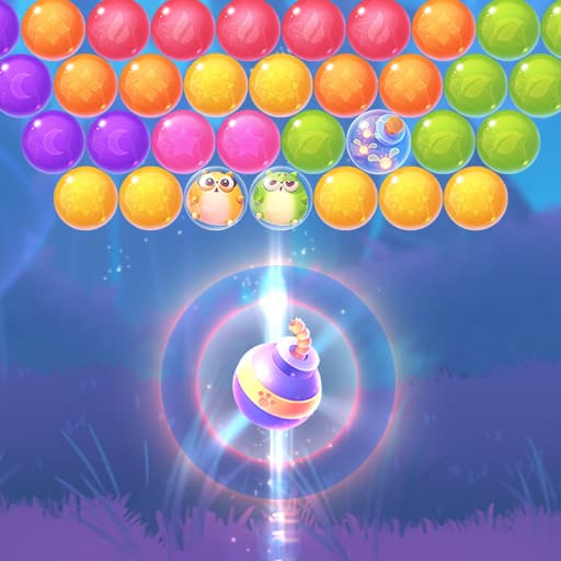 free online games - Bubble Queen Cat