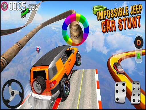 free online games - GT Jeep Impossible Mega Dangerous Track