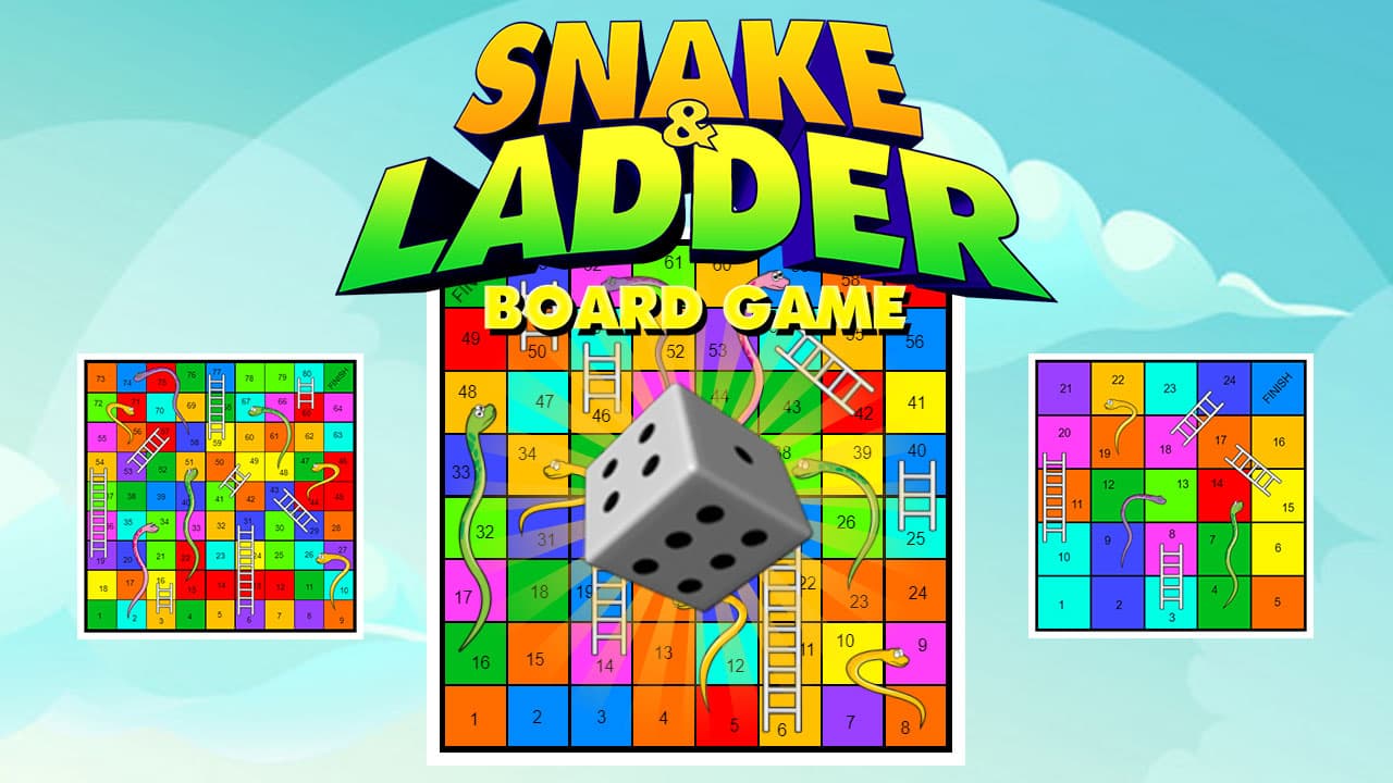 free online games - Snake and Ladder Board Game