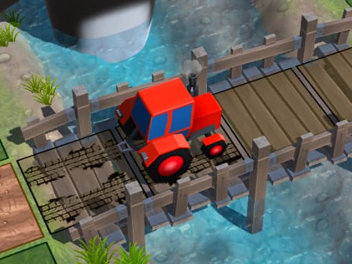 free online games - Tractor Puzzle Farming