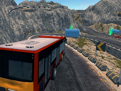 free online games - Bus Mountain Drive