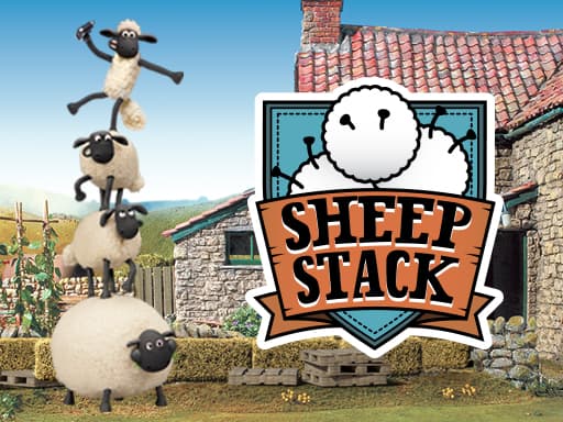 free online games - Shaun The Sheep Sheep Stack