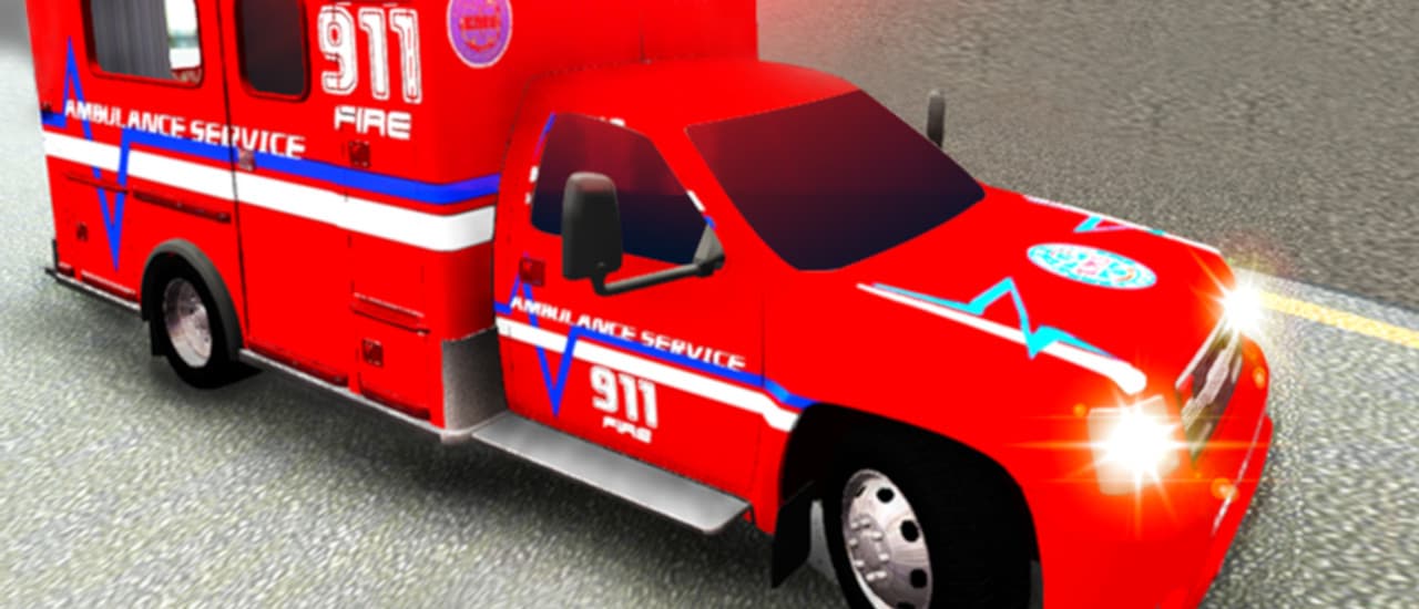 free online games - City Ambulance Driving