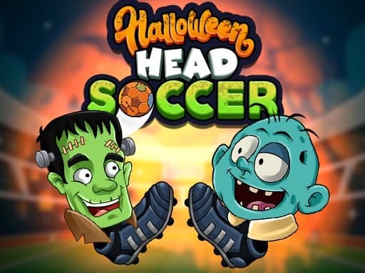 free online sports games - Halloween Head Soccer