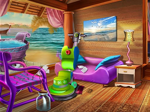free online games - Beach House Cleaning