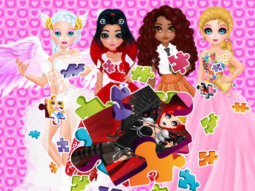 free online games - Puzzles Princesses and Angels New Look