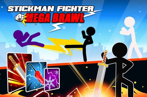 free online games - Stickman Fighter  Mega Brawl