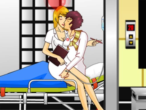 free online games - Nurse Kissing 2