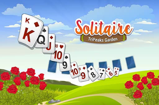 free online games - Solitaire TriPeaks Garden