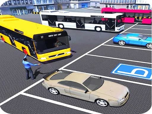 free online games - City Bus Parking  Coach Parking Simulator 2019