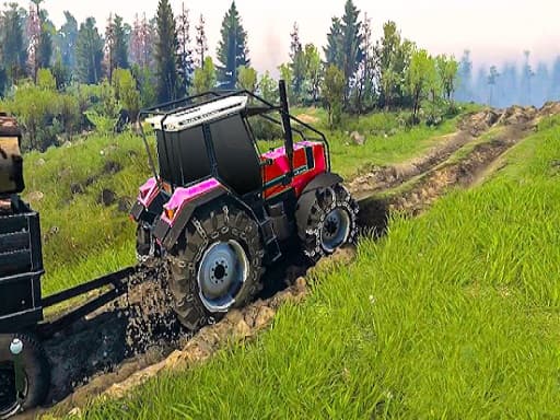 free online games - Real Chain Tractor Towing Train Simulator