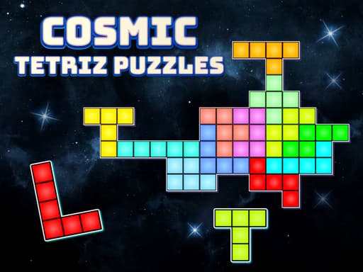 free online games - Cosmic Tetriz Puzzles