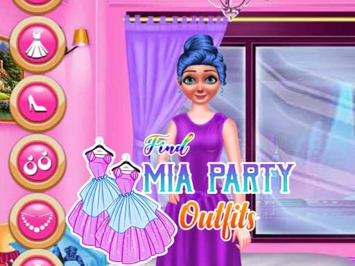 free online games - Find Mia Party Outfits