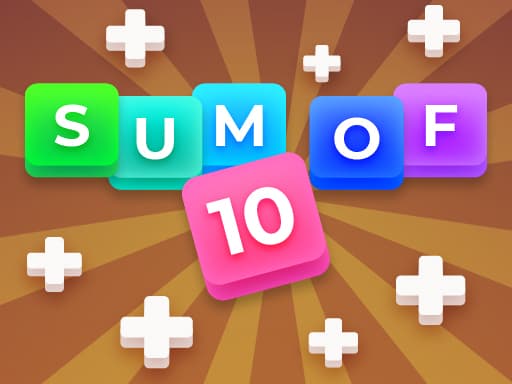 free online games - Sum of 10 Merge Number Tiles
