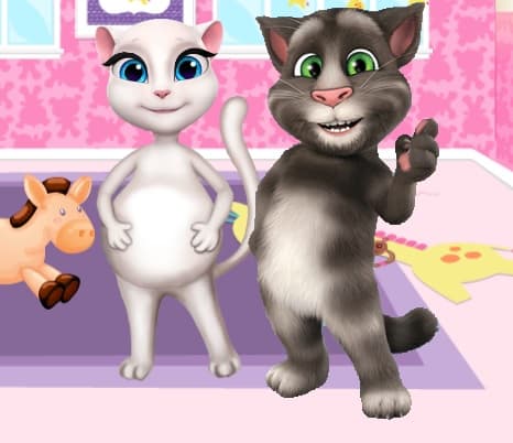 free online games - Preganat Kitty Room Decor