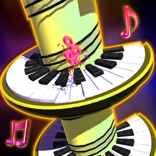 free online games - Ball Jump Piano Tile