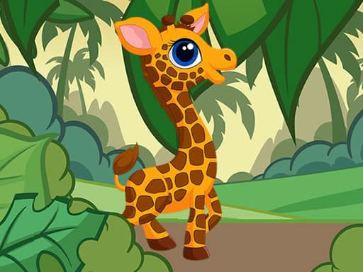 free online games - Giraffe Jigsaw