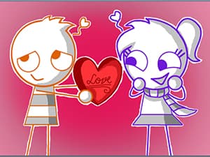 free online games - Valentines Hidden Stars
