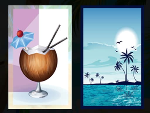 free online games - Beach Cocktails Memory