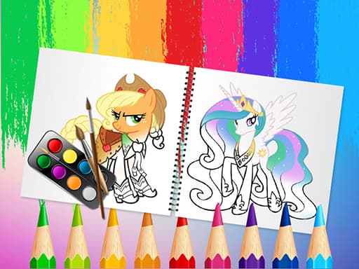 free online games - Sweet Pony Coloring Book