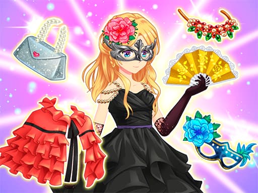 free online games - Cute Anime Princess Dress Up