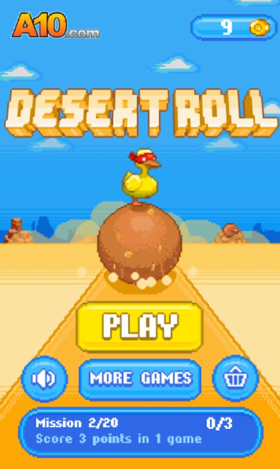 free online games - Desert Roll