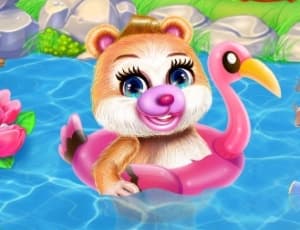 free online games - Cute Bear Caring