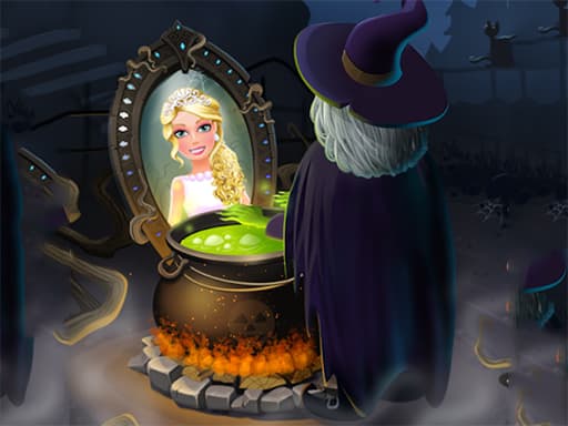 free online games - Witch to Princess Beauty Potion Game