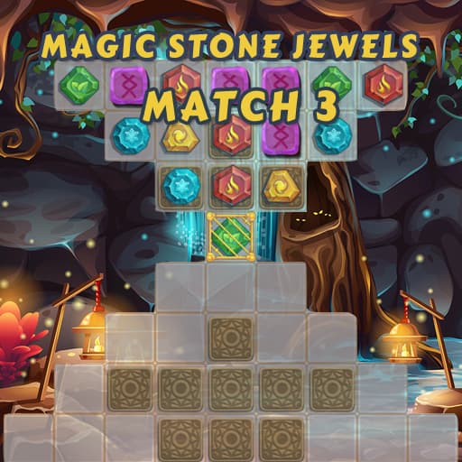 free online games - Magic Stone Jewels Match 3