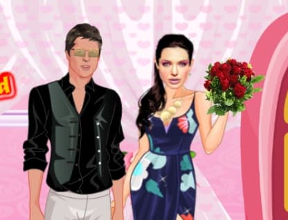 free online games - Angelina And Brad Romantic Date