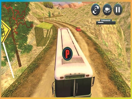 free online games - Uphill Passenger Bus Drive Simulator  Offroad Bus
