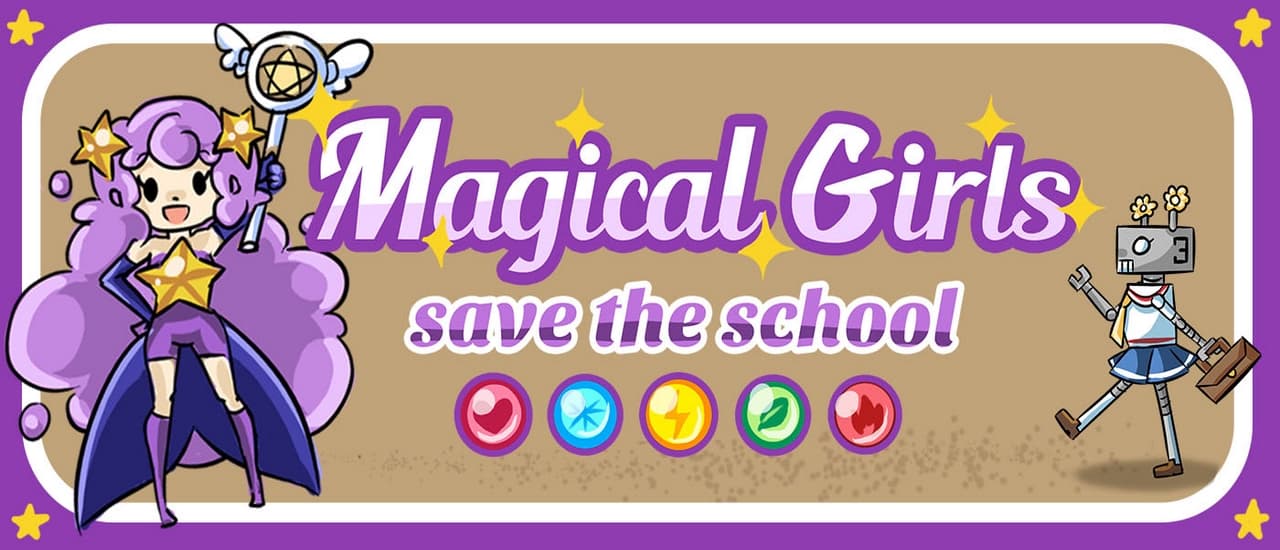 free online games - Magical girl Save the school