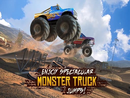 free online games - Xtreme 3D Spectacular Monster Truck Offroad Jump