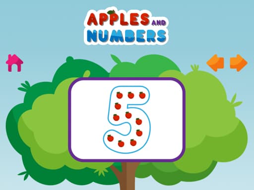 free online games - Apples and Numbers