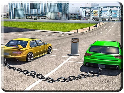 free online games - Chained Cars Impossible Tracks Game