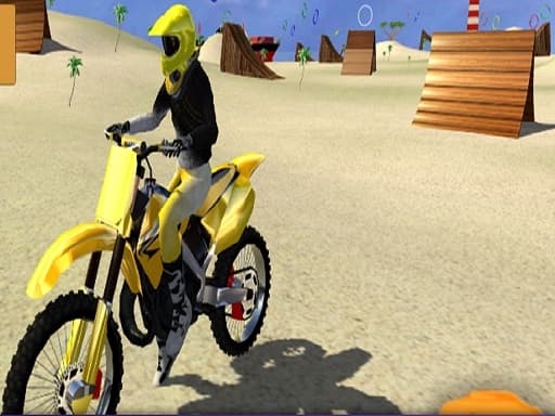free online games - motor cycle beach stunt