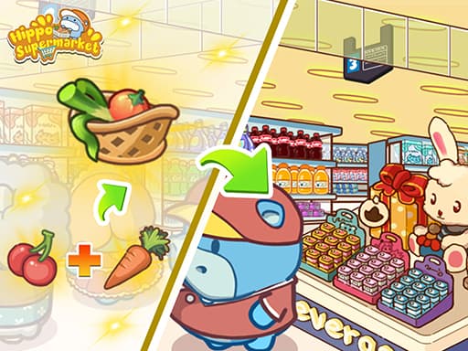 free online games - Hippo Supermarket