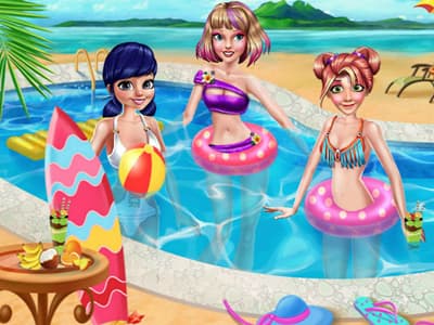 free online games - Princesses Summer Vacation Trend