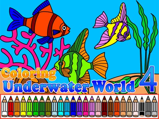 free online games - Coloring Underwater World 4