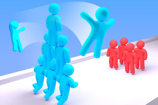 free online games - Crowd Stack Race 3D