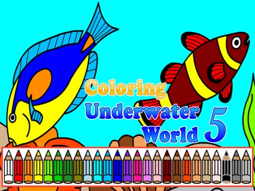 free online games - Coloring Underwater World 5